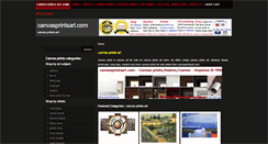 Desktop Screenshot of canvasprintsart.com